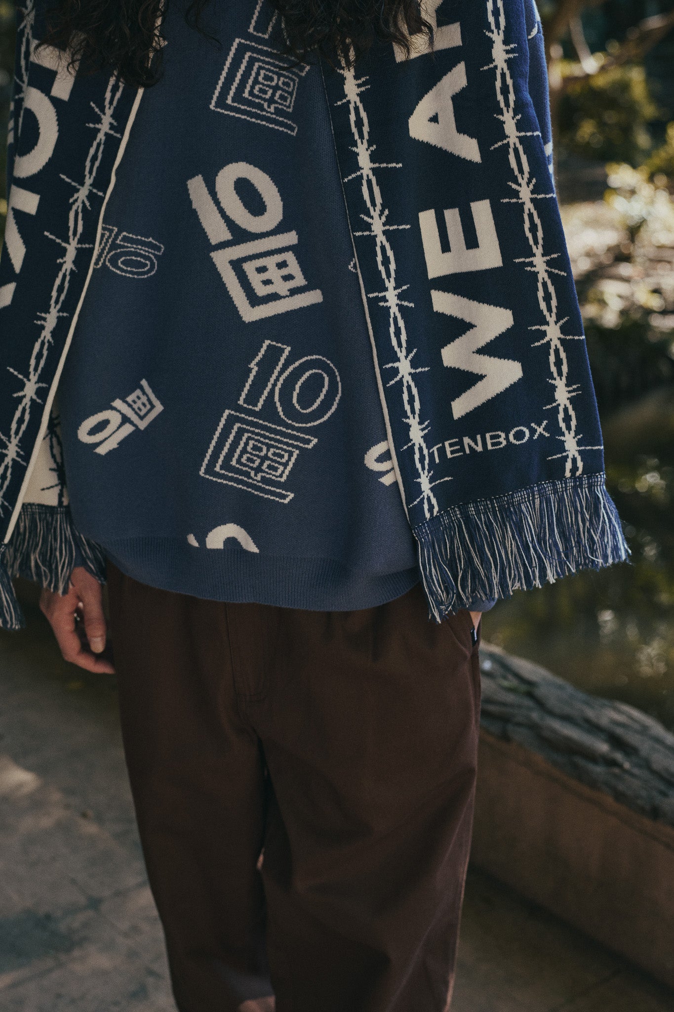 OG Logo Jacquard Sweater | Navy