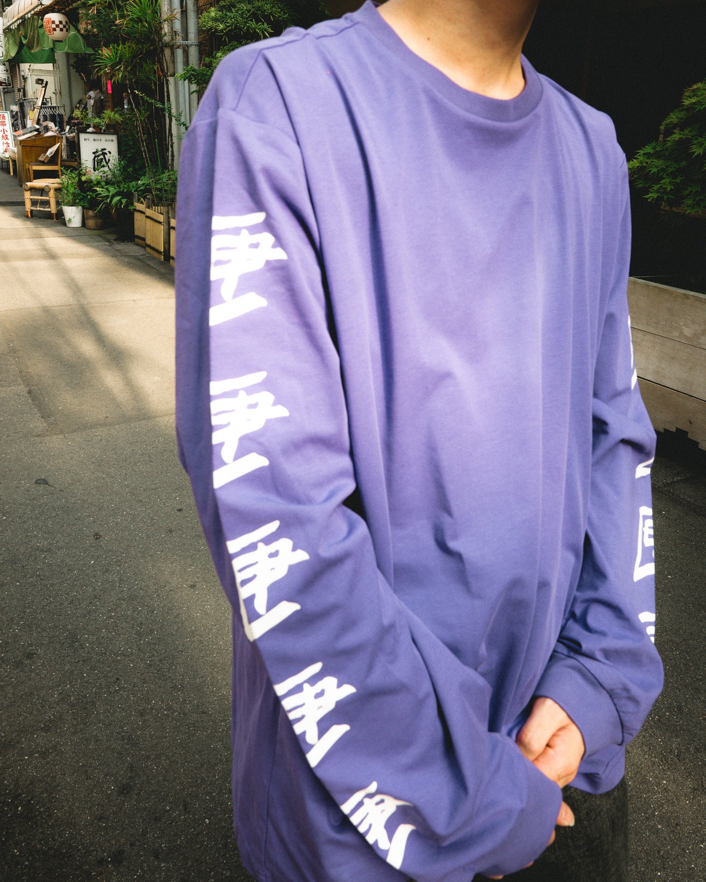 BOX L/S Tee | Purple