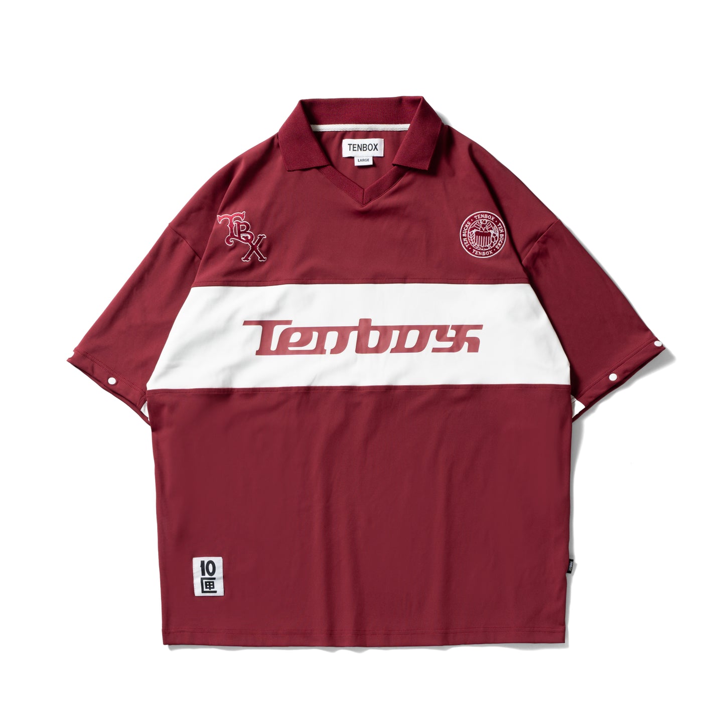 Convertible Game Shirt | Burgundy