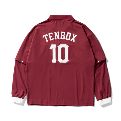 Convertible Game Shirt | Burgundy