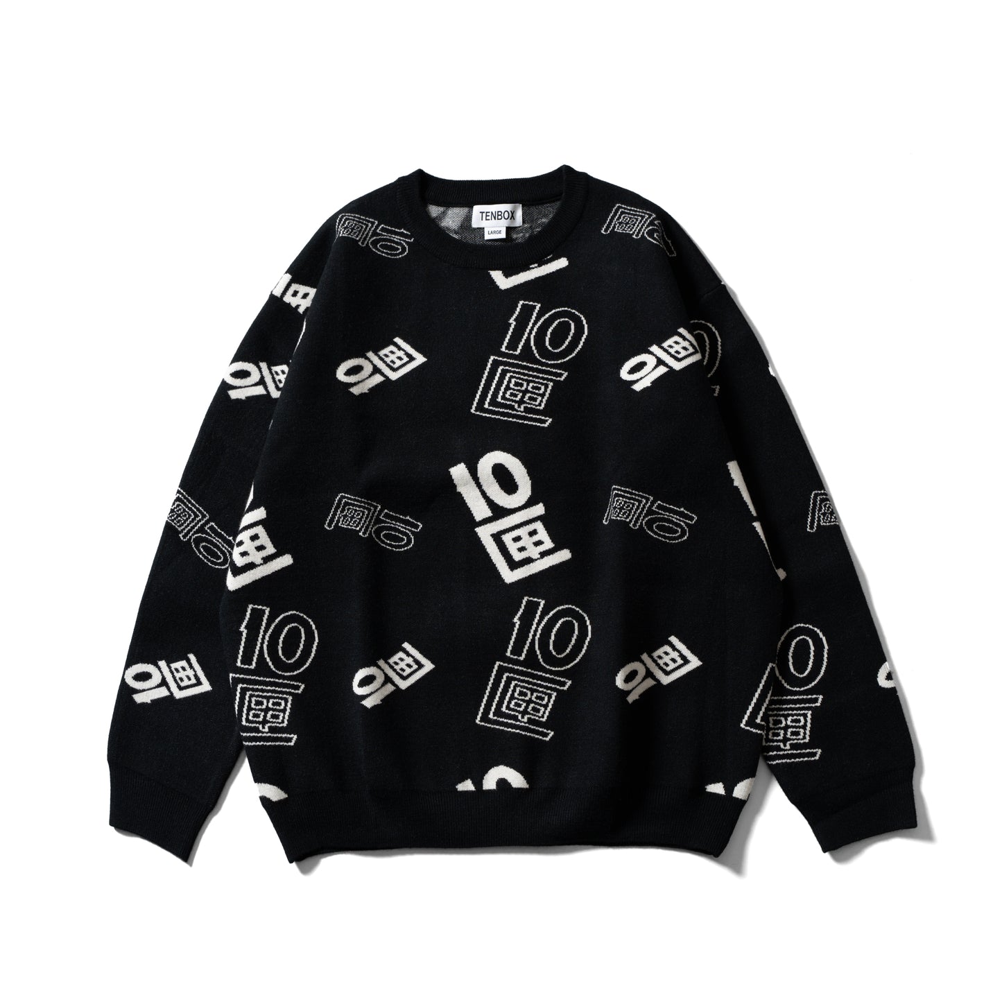 OG Logo Jacquard Sweater | Black