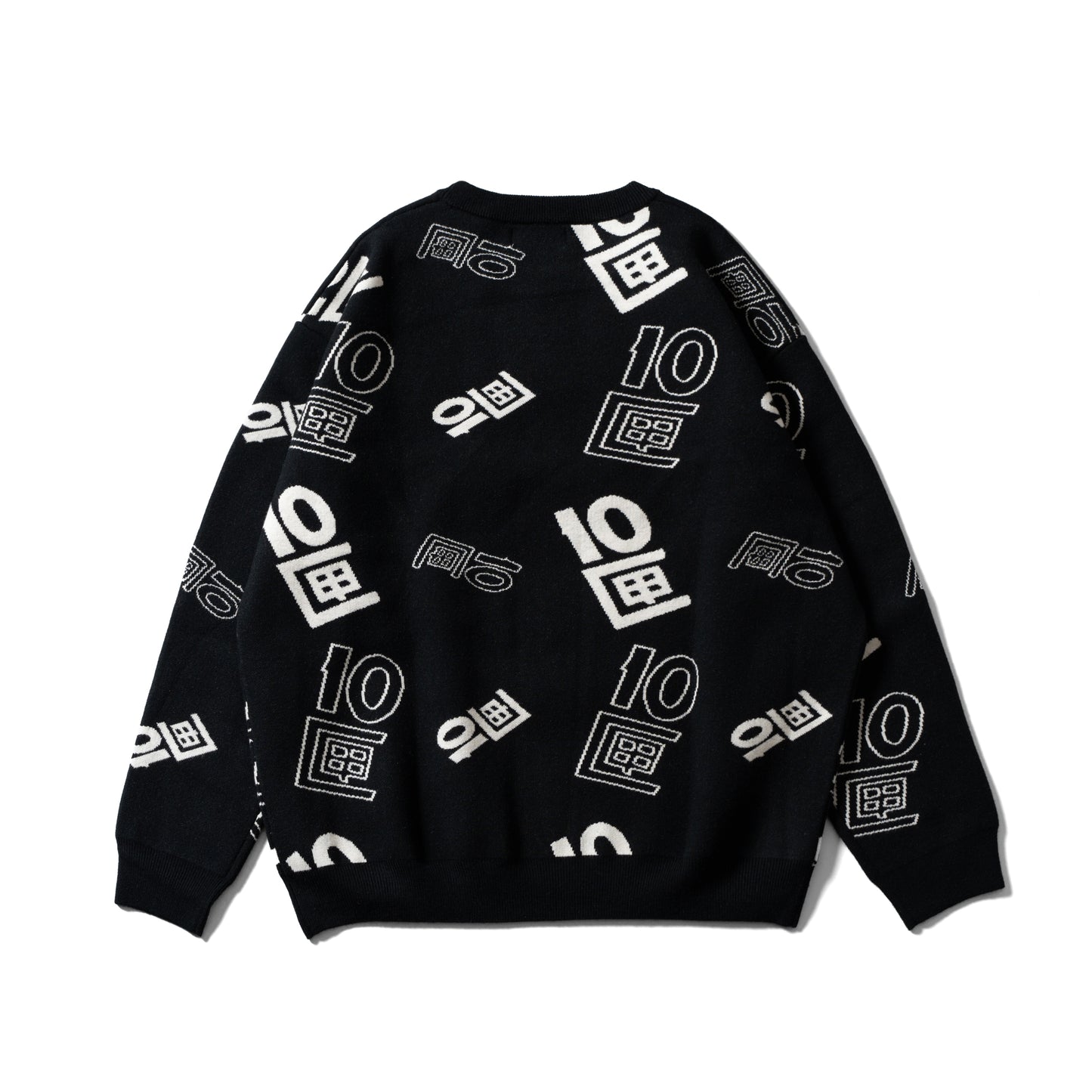 OG Logo Jacquard Sweater | Black