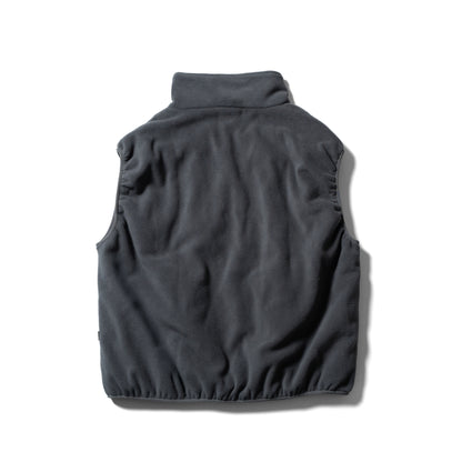 Fleece/Nylon Reversible Vest | Gray×Navy