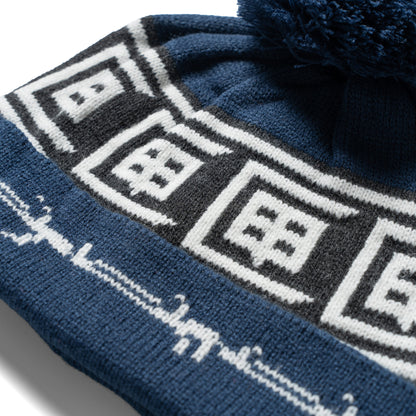 Box Pon-Pon beanie | Navy